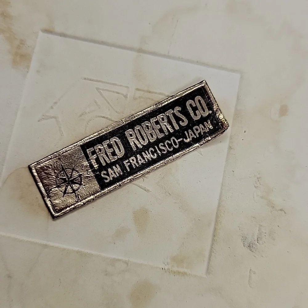 Vintage Cast Iron Trivet 9 x 5 Fred Roberts Co San Francisco Japan
